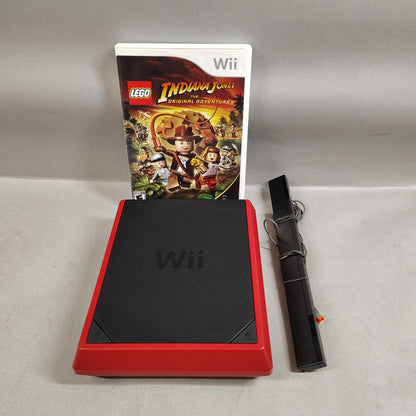 Nintendo Wii Mini Video Game Console RVL-201 Red w/ 1 