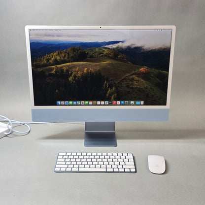 2021 Apple iMac 24" 3.2GHz 8GB RAM 256GB SSD Blue A2438