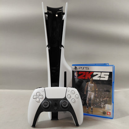 Sony PlayStation 5 Slim Disc Edition PS5 1TB White CFI-2015
