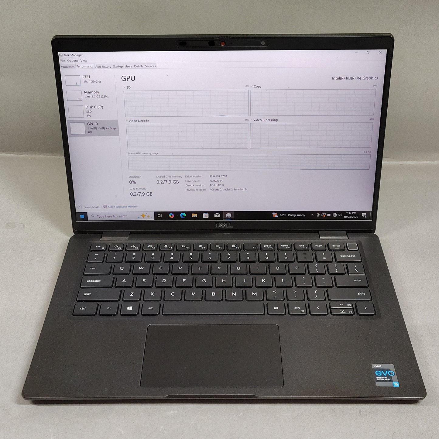 Dell Latitude 7420 14" i5-1145G7 2.6GHz 16GB RAM 256GB SSD