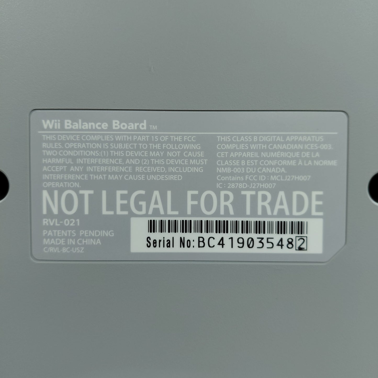 Nintendo Wii RVL-001 White W/WiiFit Plus, WiiFit Board