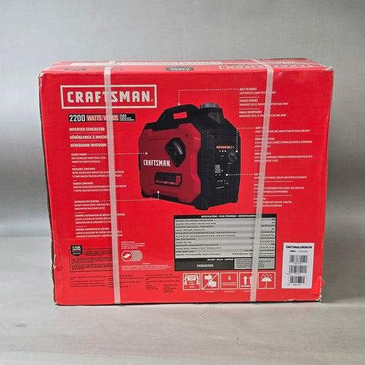 New Craftsman 2200Watts C0010250 Inverter Generator CMXGIAC2500i