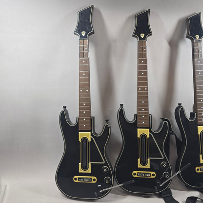 Used Lot of 3 Wireless Controllers Guitar Hero Live No Dongle