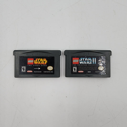 Lego Star Wars GBA Bundle Lot of 2 Nintendo Game Boy Advance Games