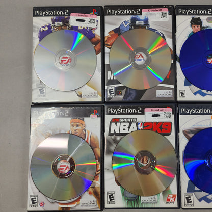 Lot of 10 Sony PlayStation 2 PS2 Sports Games