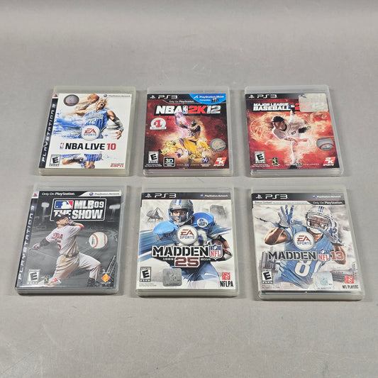 Lot of 6 Sony PlayStation 3 PS3 Games