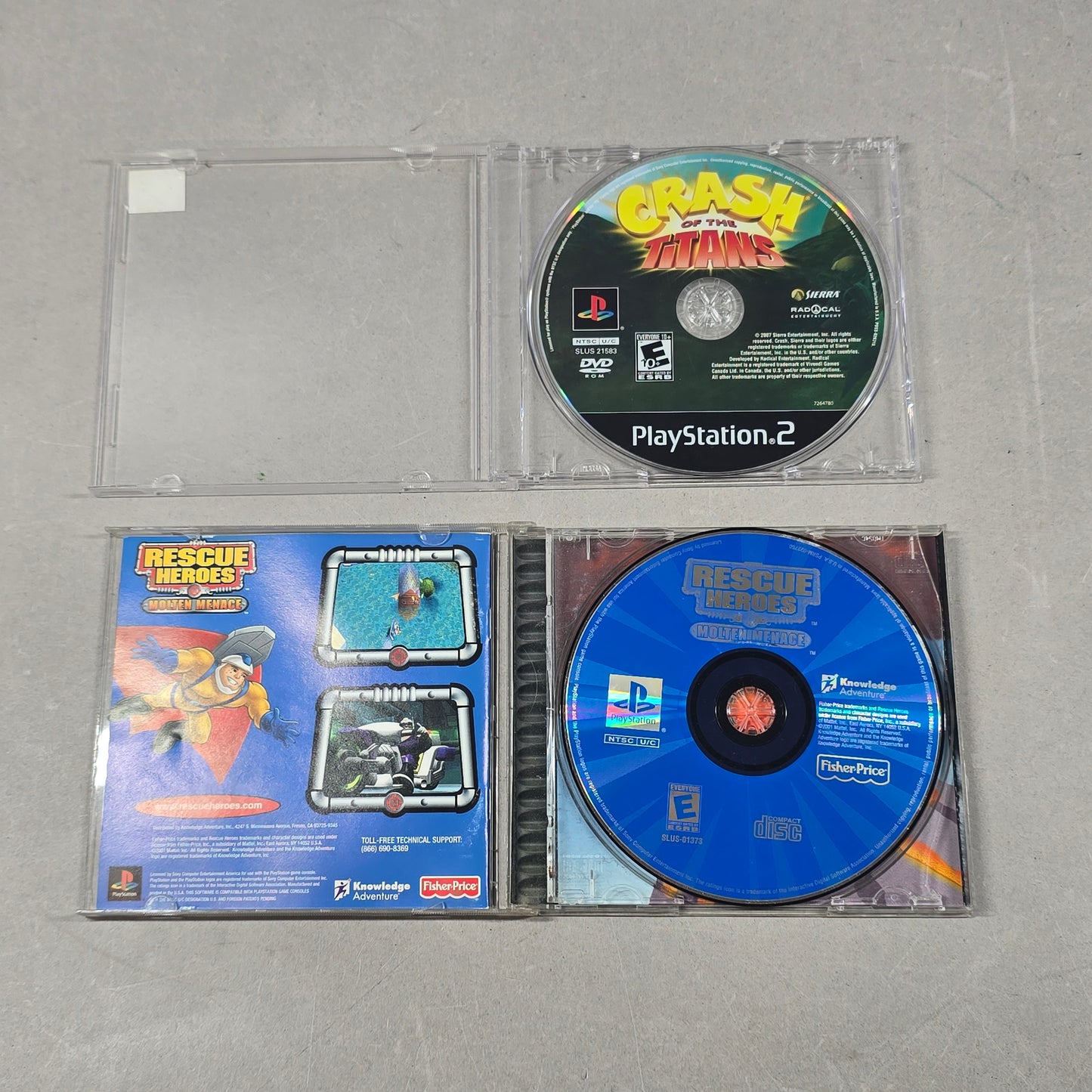 Lot of 2 Sony PlayStation 1 PS1 Games