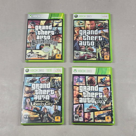 Lot of 4 Microsoft Xbox 360 Games