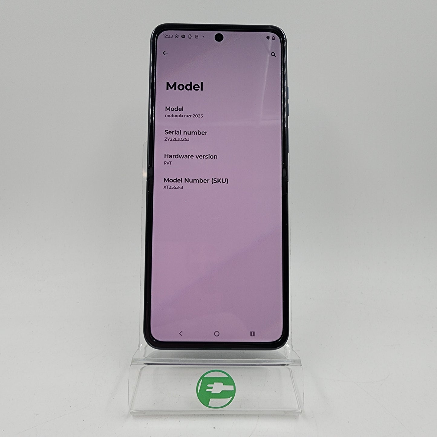 T-Mobile Locked Motorola Razr 2025 256GB 15 Blue XT2553-3