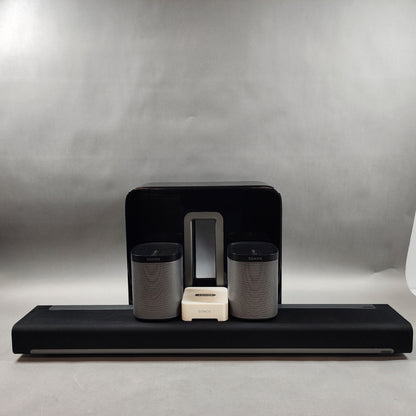Sonos 2x PLAY:1, PLAYBAR, and SUB GEN 2 Bundle