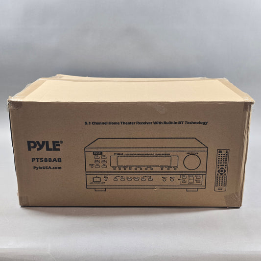 Pyle 5.1 Channel Home Theater With Built-in BT Technology Receiver  PT588AB