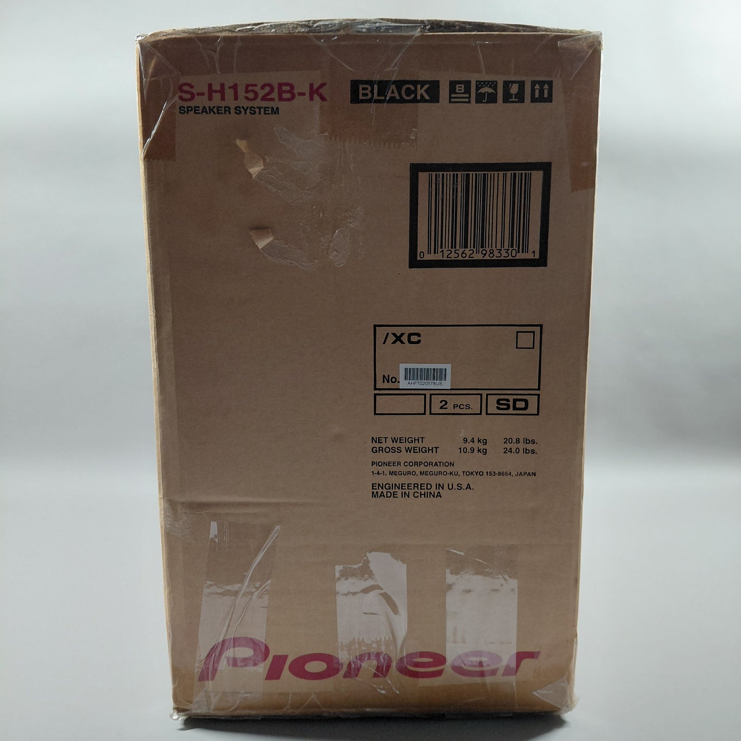 Pioneer S-H152B-K Stereo Speaker
