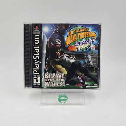 Kurt Warner's Arena Football Unleashed (Sony PlayStation 1 PS1, 2000)