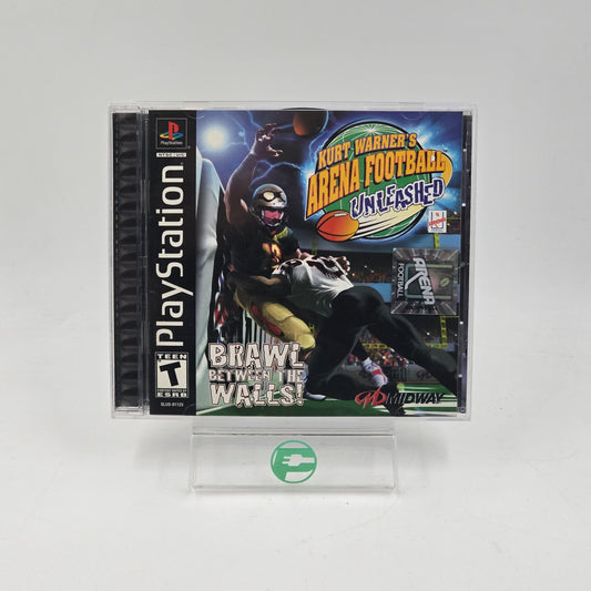 Kurt Warner's Arena Football Unleashed (Sony PlayStation 1 PS1, 2000)