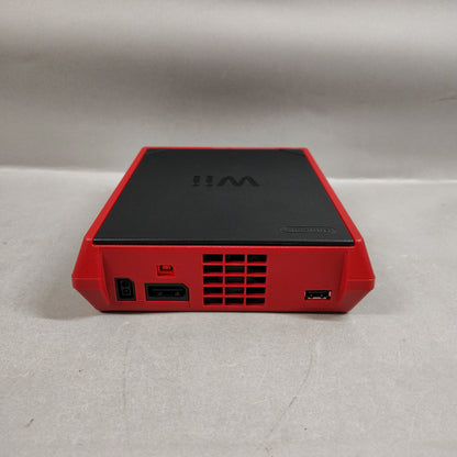 Nintendo Wii Mini Video Game Console RVL-201 Red w/ 1 
