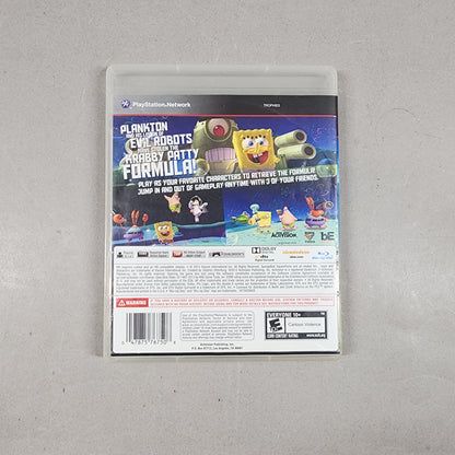 SpongeBob SquarePants: Plankton's Robotic Revenge (Sony PlayStation 3 PS3, 2013)