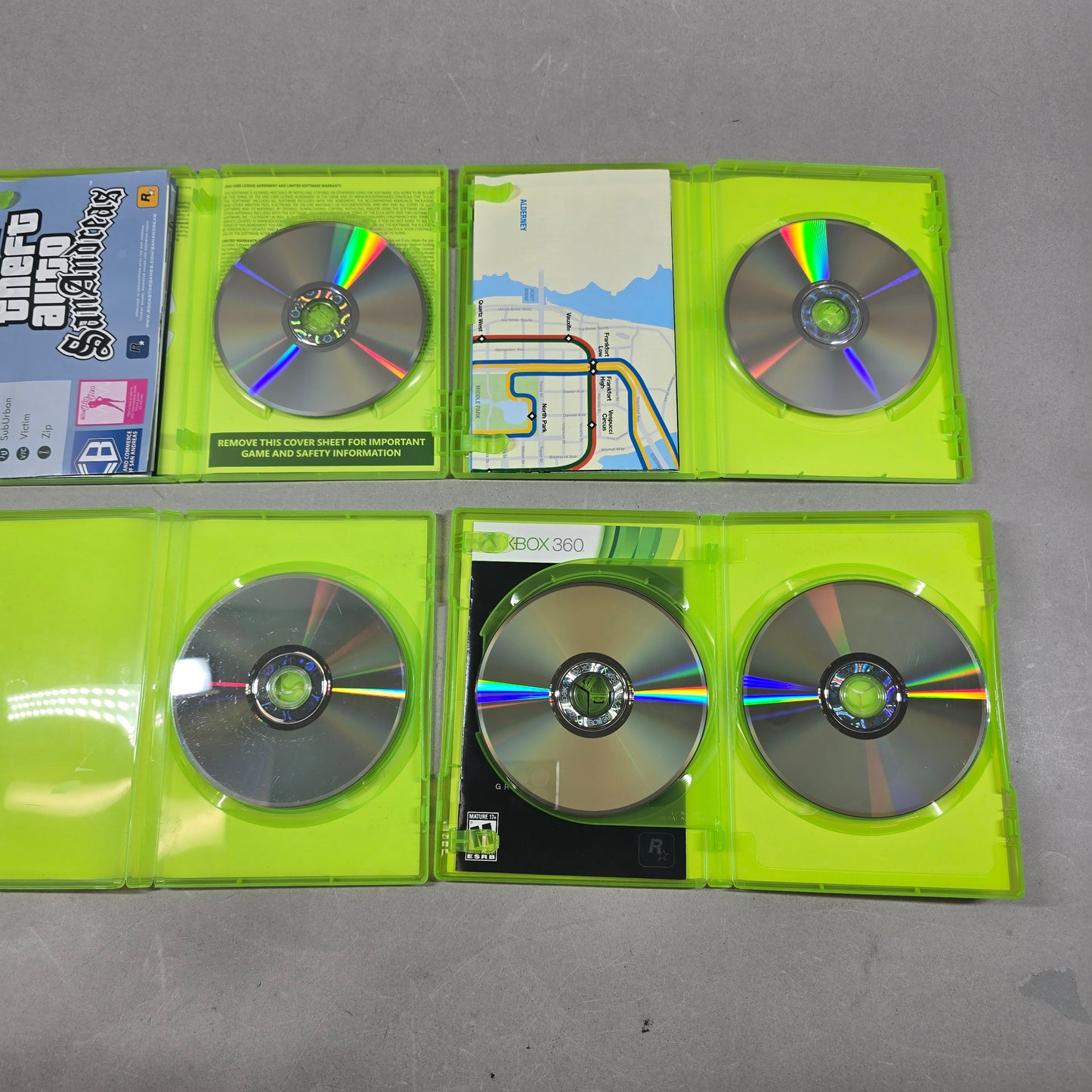 Lot of 4 Microsoft Xbox 360 Games