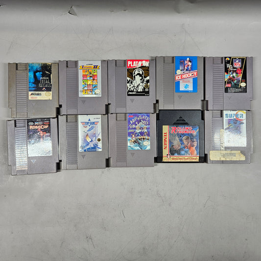 Lot of 10 Nintendo NES Games