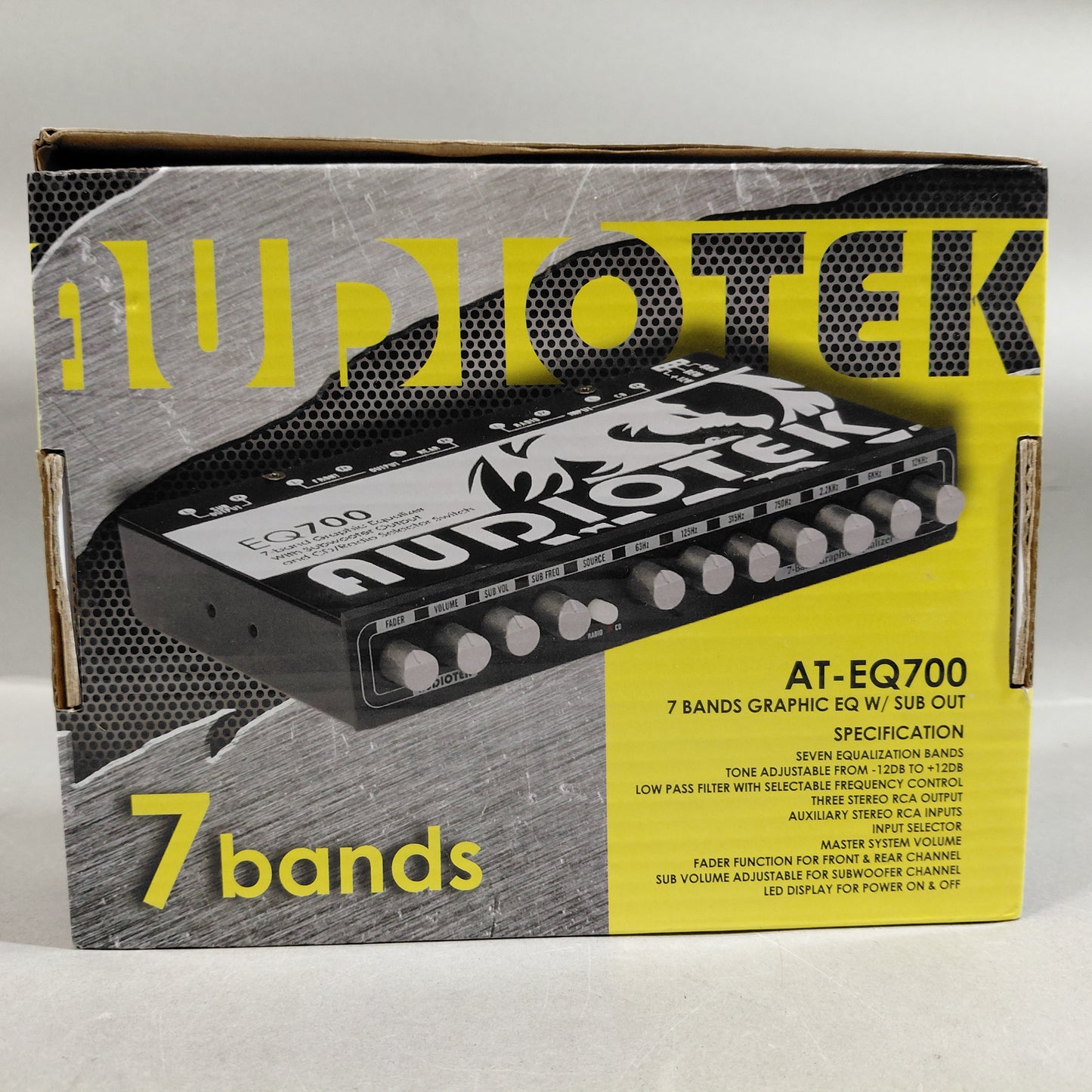 New Audiotek AT-EQ700 Audio Equalizer