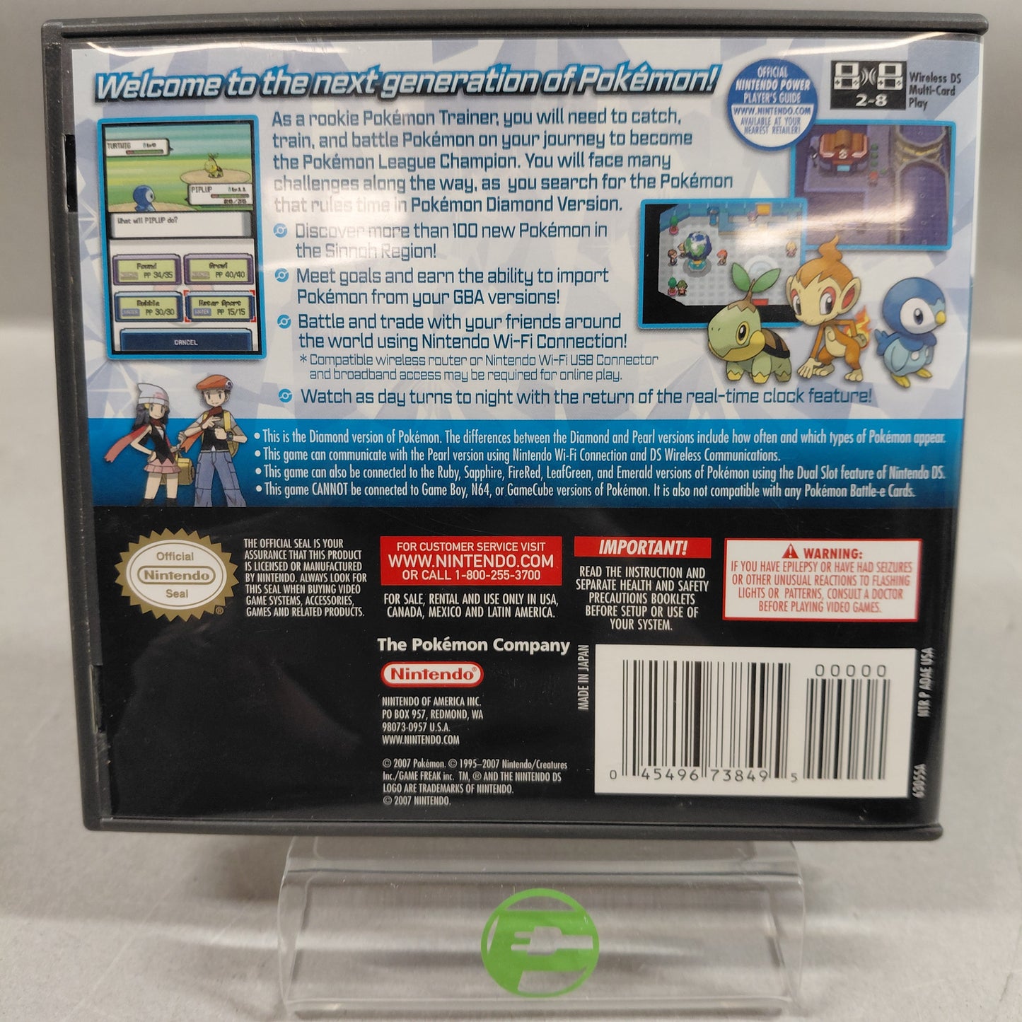 Pokemon Diamond (Nintendo DS, 2007)