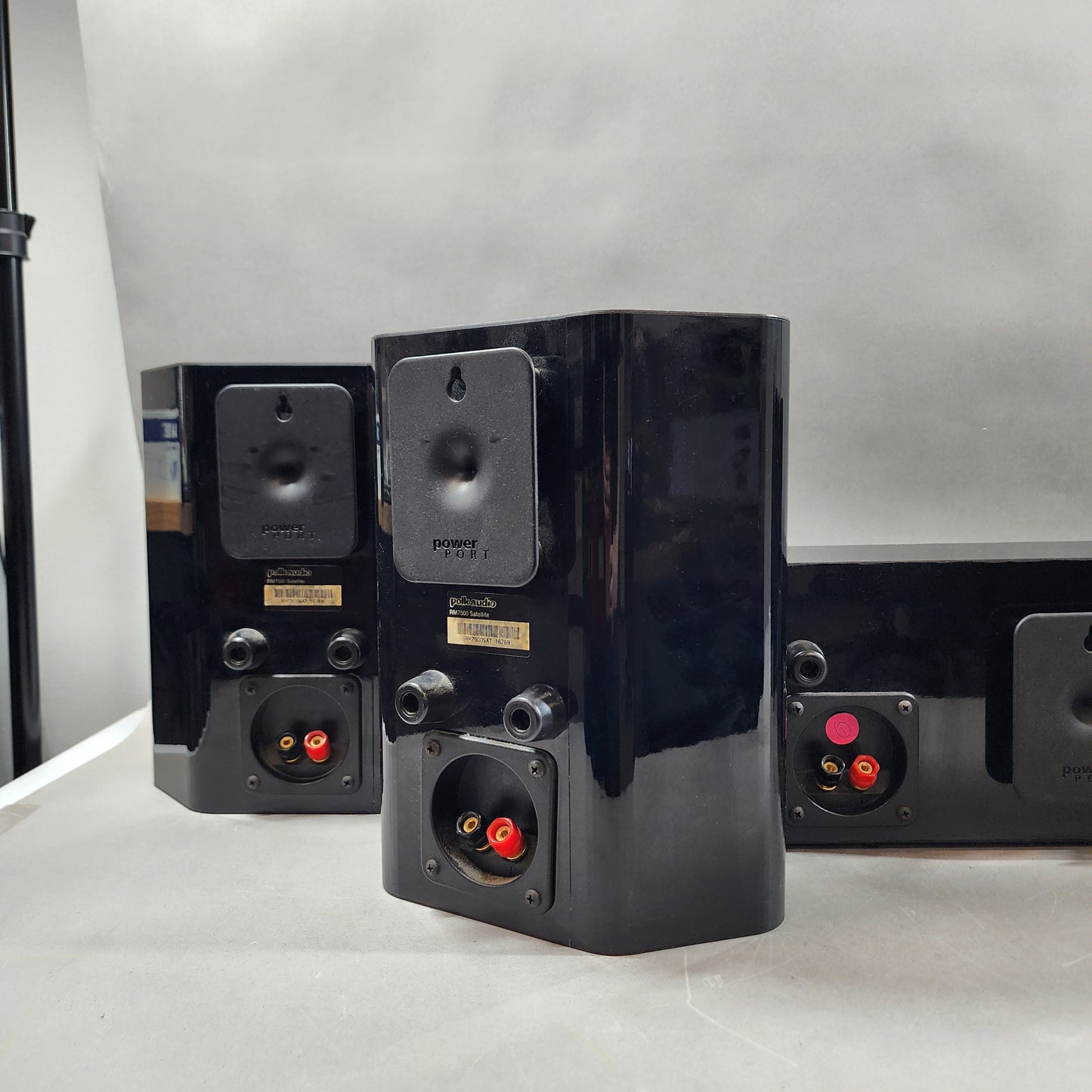 Polk Audio RM7500 Satellite and Center 5.1 Surround Speaker Set Black