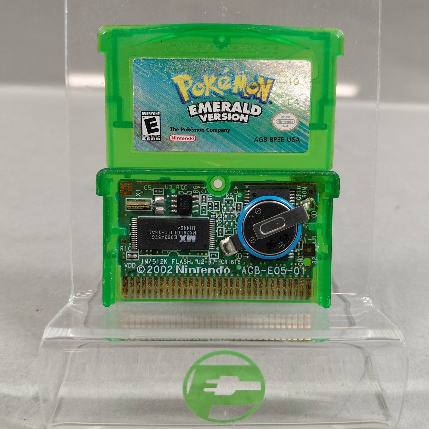 Pokemon Emerald (Nintendo GameBoy Advance, 2005) Dry Battery