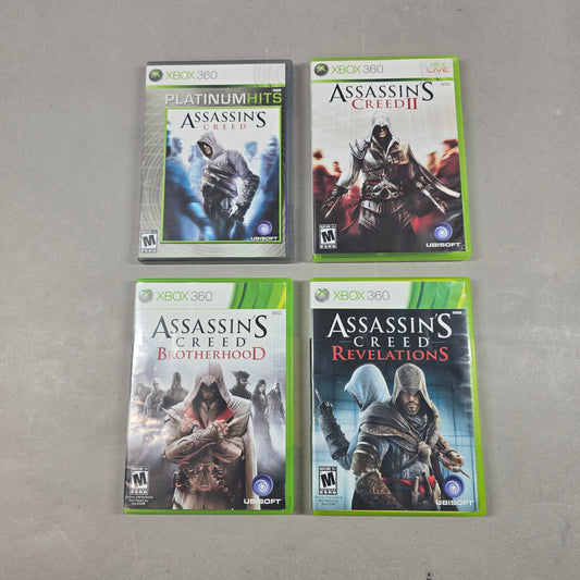 Lot of 4 Microsoft Xbox 360 Games