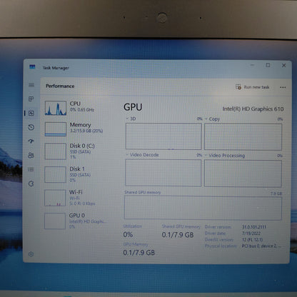 HP ProBook 430 G4 12.5" Celeron 3865U 1.8GHz 16GB RAM 500GB SSD 256GB SSD