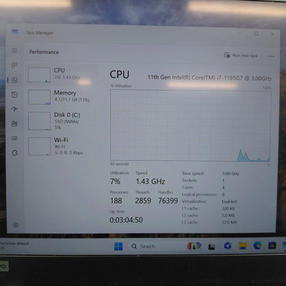 Lenovo ThinkPad T14 GEN 2 14.1" i7-1185G7 3.0GHz 32GB RAM 500GB SSD