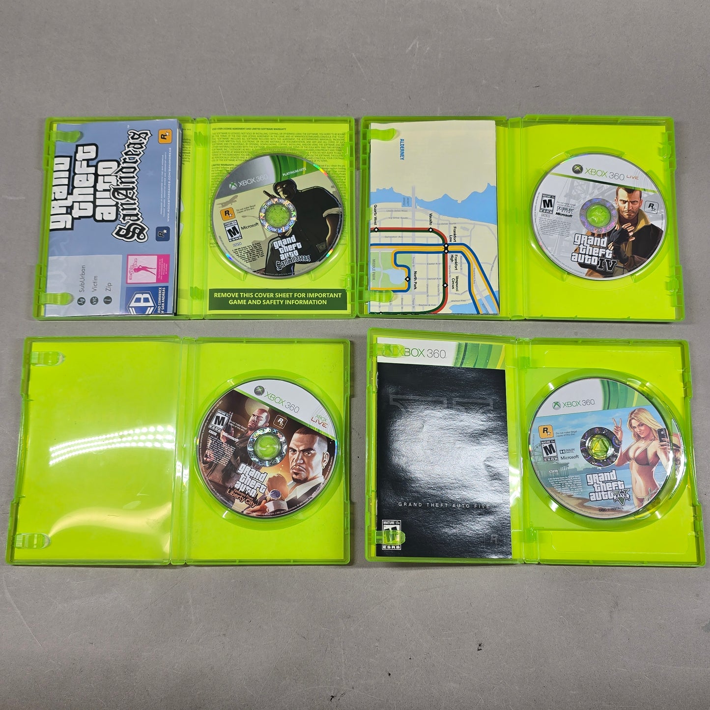 Lot of 4 Microsoft Xbox 360 Games