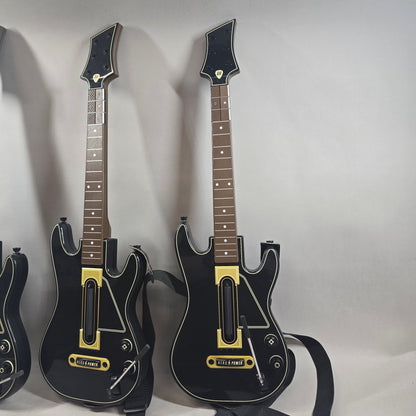 Used Lot of 3 Wireless Controllers Guitar Hero Live No Dongle
