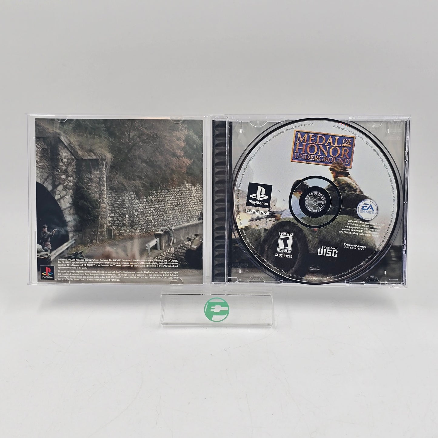 Medal of Honor Underground (Sony PlayStation 1 PS1, 2000)