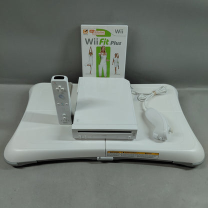 Nintendo Wii RVL-001 White W/WiiFit Plus, WiiFit Board