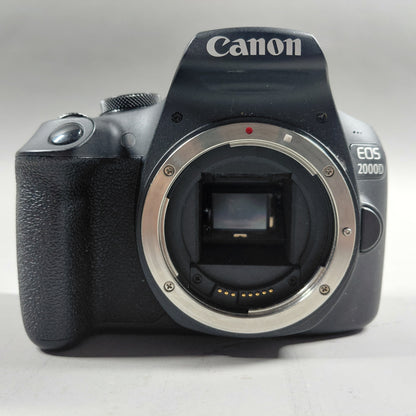 Canon EOS 2000D 24.1MP Digital SLR DSLR Camera