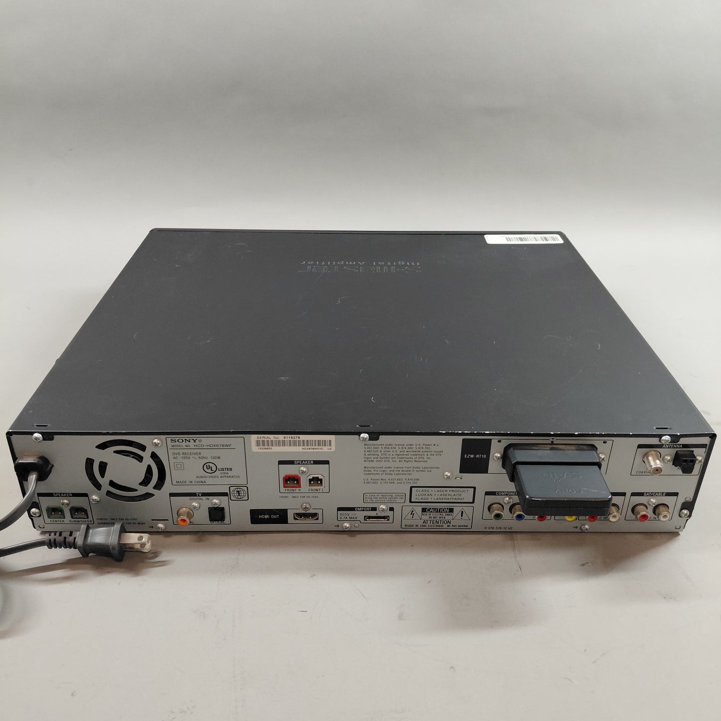 Sony DAV-HDX678WF DVD Home Theater Receiver 5-Disc Changer