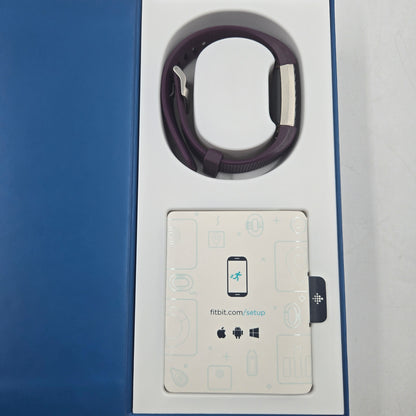 Fitbit Charge 2 Stainless Steel Tracker Plum Band