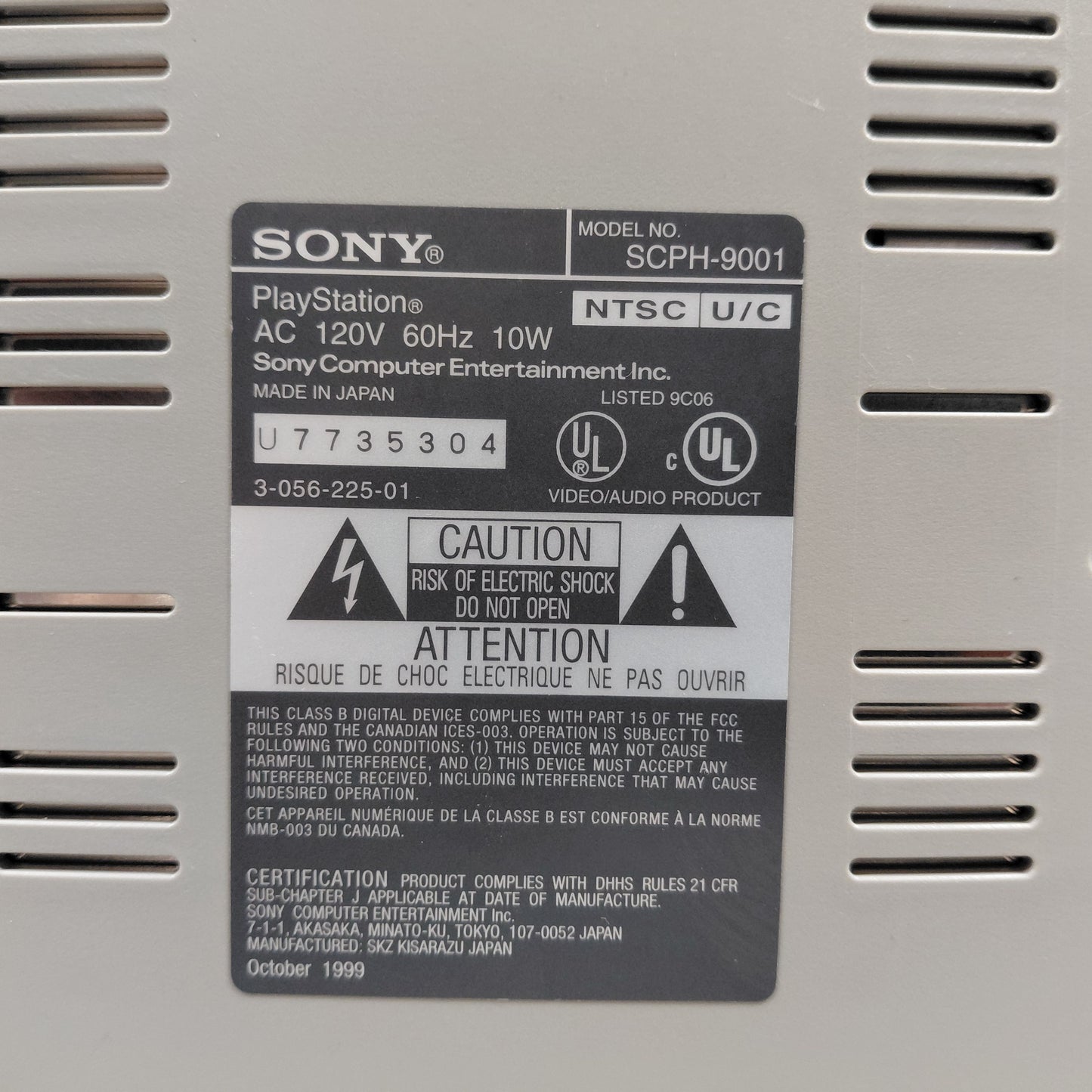 Sony PlayStation 1 PS1 8MB Grey SCPH-90001 W/3x Tekken Games