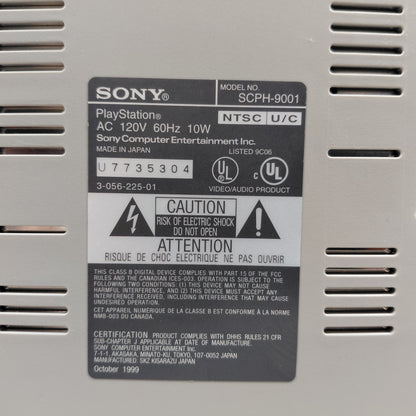 Sony PlayStation 1 PS1 8MB Grey SCPH-90001 W/3x Tekken Games