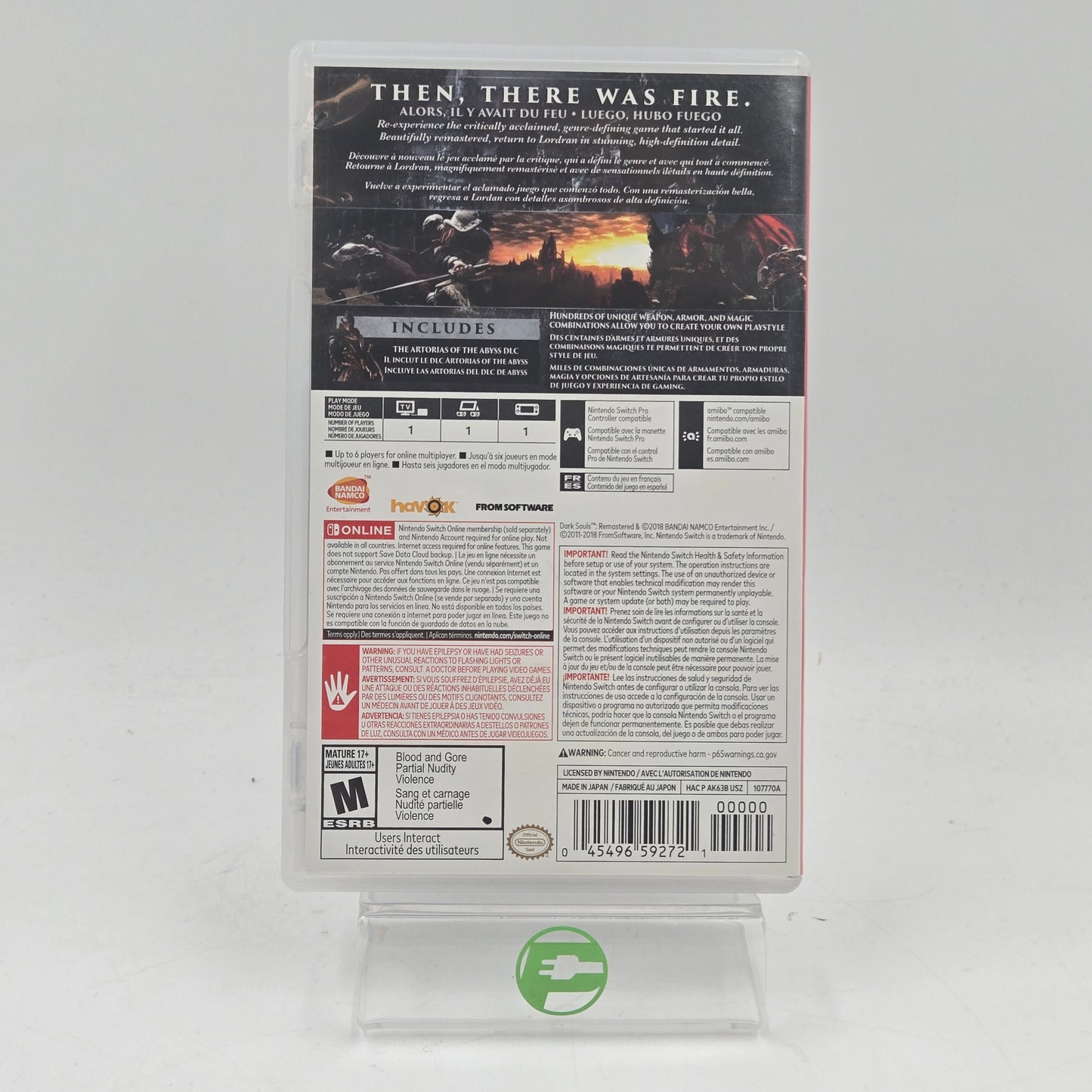 Dark Souls Remastered (Nintendo Switch, 2018)
