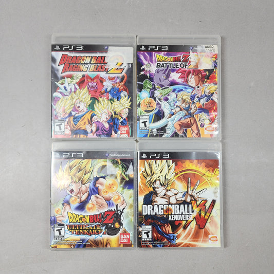 PS3 Dragon Ball Bundle Lot of 4 Sony PlayStation 3 PS3 Games