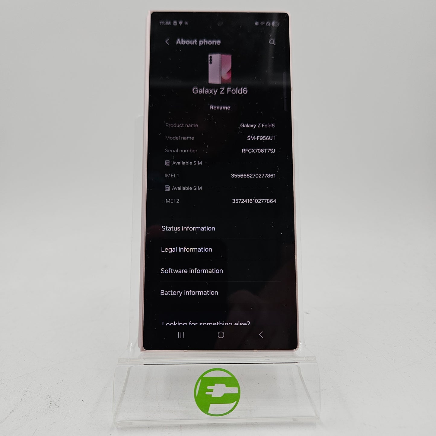 Unlocked Samsung Galaxy Z Fold6 12GB RAM 512GB SM-F956U1 Pink