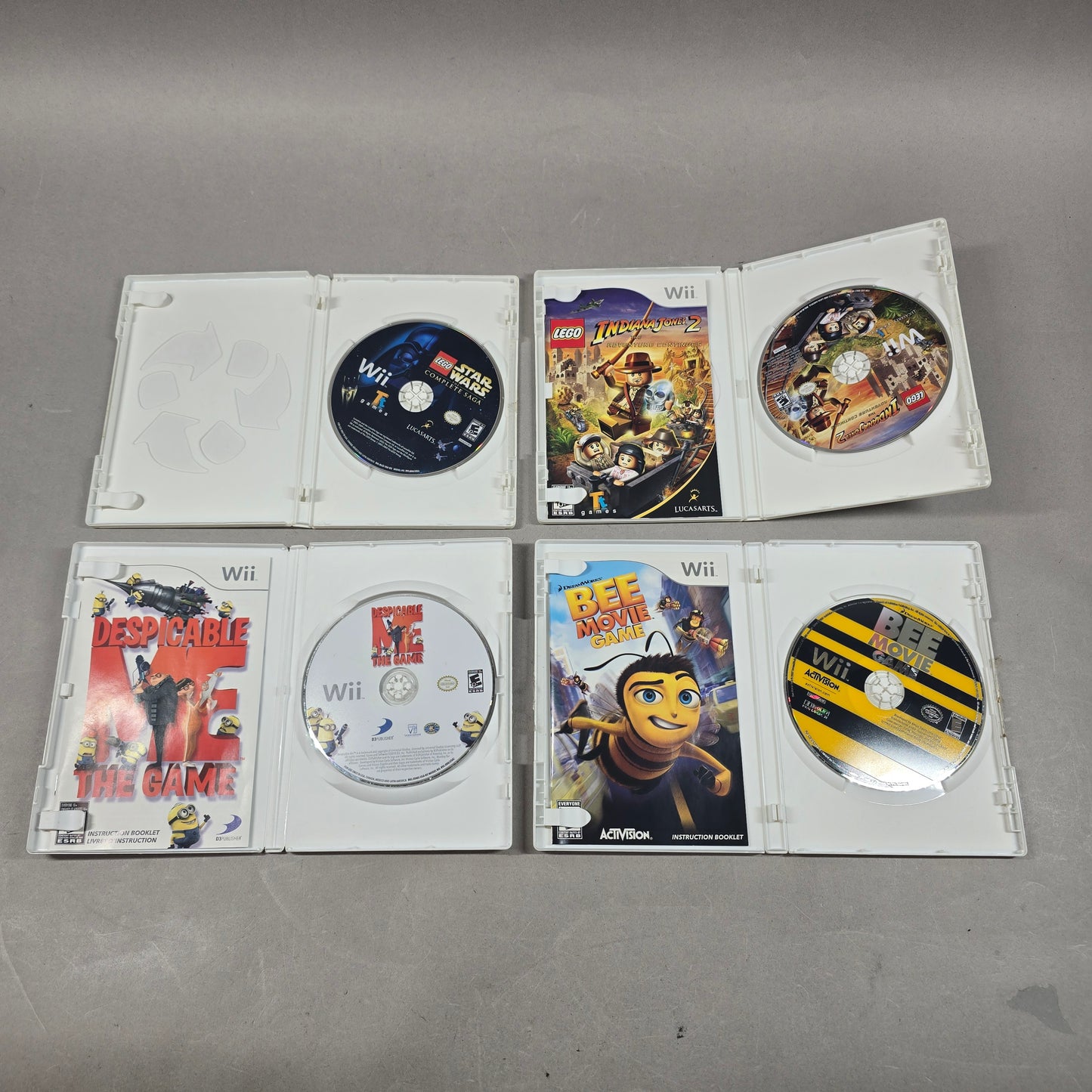 Lot of 4 Nintendo Wii Games