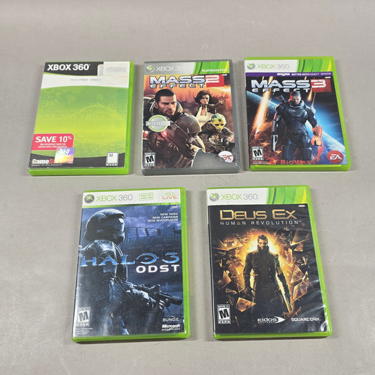 Lot of 5 Microsoft Xbox 360 Games