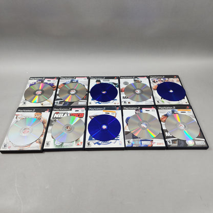 Lot of 10 Sony PlayStation 2 PS2 Sports Games