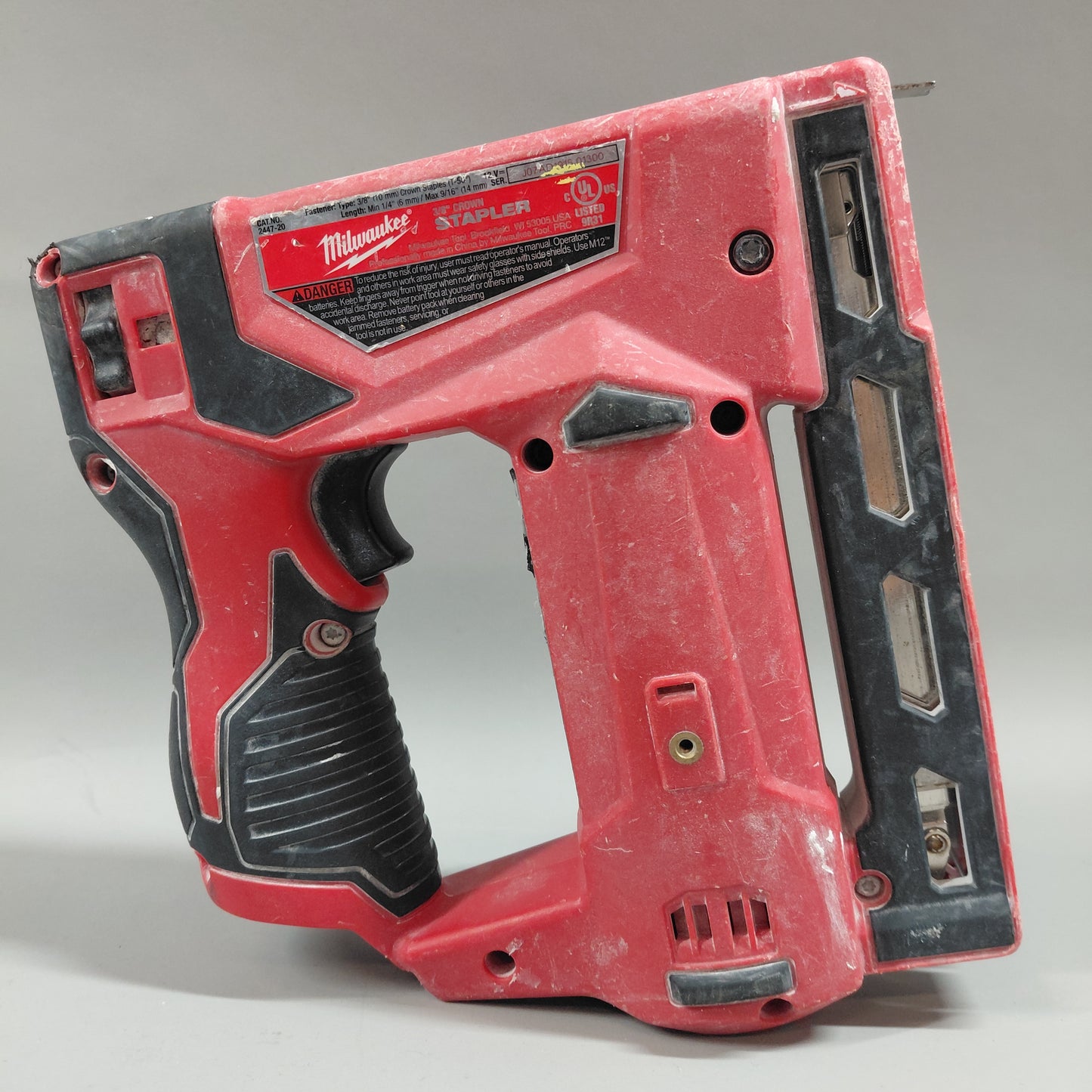 Milwaukee 2447-20 M12 12V 3/8" Crown Stapler