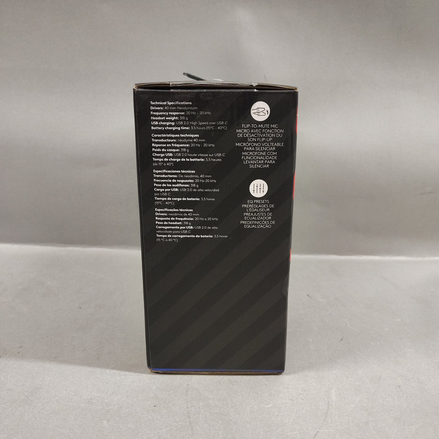 Logitech A20 Wireless Over-Ear Bluetooth Headphones White/Blue A00127