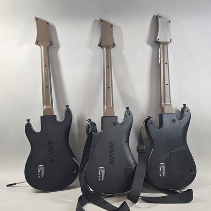 Used Lot of 3 Wireless Controllers Guitar Hero Live No Dongle