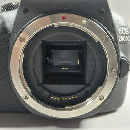 Canon EOS 2000D 24.1MP Digital SLR DSLR Camera