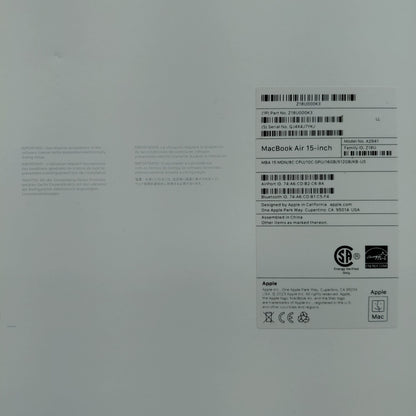 2023 Apple MacBook Air 15" M2 8 Core 3.5GHz 16GB RAM 512GB SSD A2941