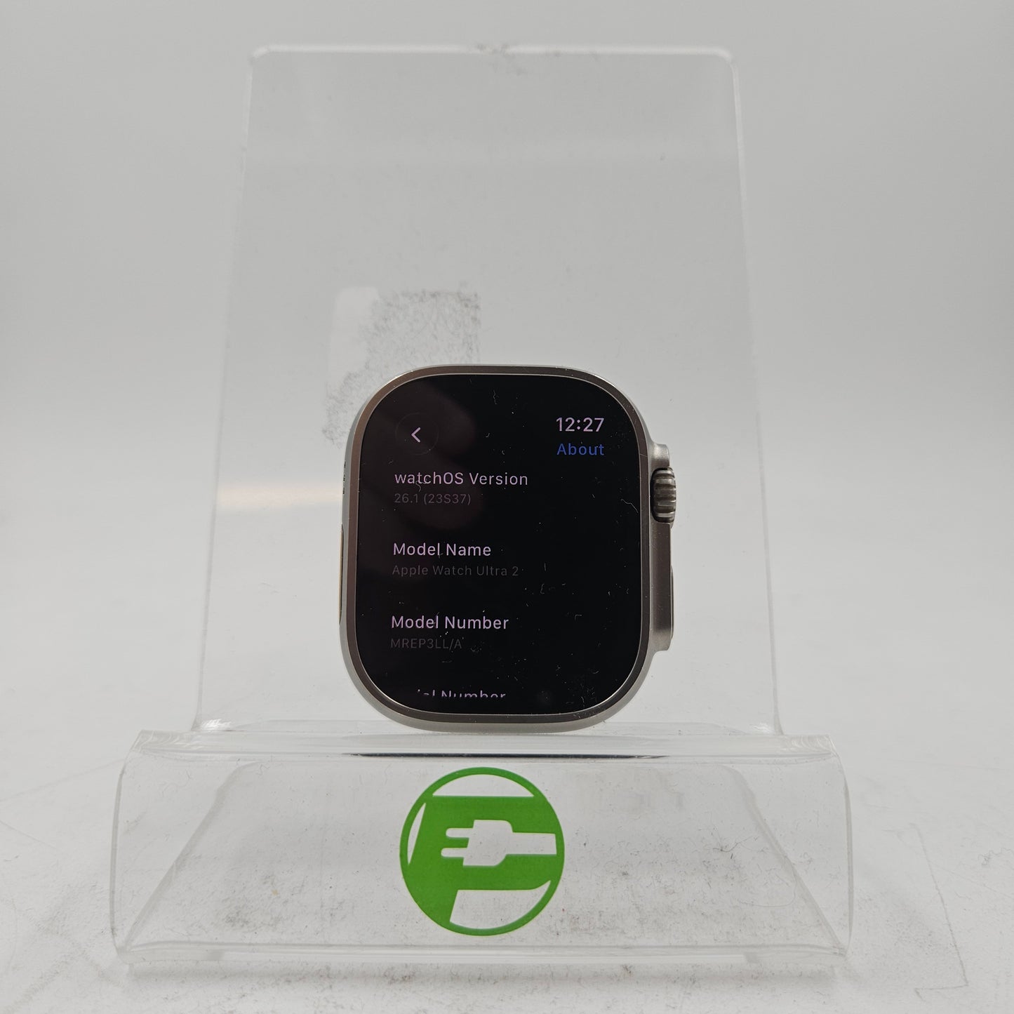 Unlocked Apple Watch Ultra 2 49MM Blue Titanium Anchor Blue Sport Loop MREP3LL/A